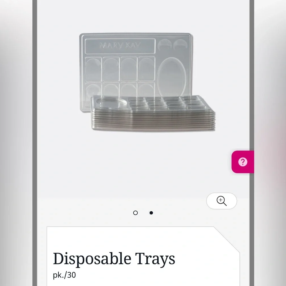 Mary Kay Clear Disposable Makeup Trays